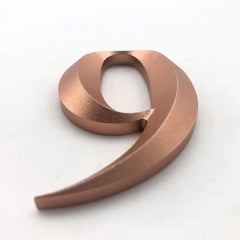 Custom Non-Lit Aluminum 3D Engraved Letters Trimless Sign for Shop Storefront Restaurant Office Home Wall Branding Decor