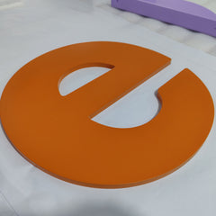 Cut Out Acrylic Letters, Custom Letters Sign, 3MM Thick Custom Alphabets, Painted Acrylic Letters, Flat Cut Solid Acrylic Letters, Powder Coated Signages