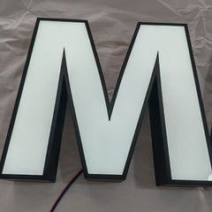 Custom Frontlit Sign, 3D Wall sign, Led Illuminated Sign, Store Front Sign, Outdoor Logo Sign, Custom Led Letters Sign