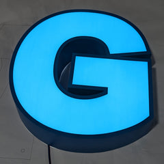 Custom Channel Letter Sign, Storefront Sign, LED Channel Letter Signage, 3D Letter Sign, Custom Led Logo Sign, Lobby Sign, Company Name Sign