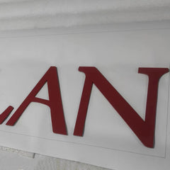 Office Interior Sign Powder Coated Metal Letters Signage Wall Stud Mounted Solid Cut Stainless Steel Letters Signs