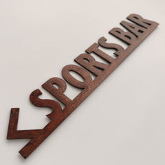 Laser Cut Metal Sign, 3D Business Logo Sign, Outdoor Metal Letters, Company Indoor Sign, Rust Metal Letters, Business Name Sign, Custom Metal Words, Metal Wall Art