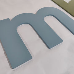 Cut Out Acrylic Letters, Custom Letters Sign, 3MM Thick Custom Alphabets, Painted Acrylic Letters, Flat Cut Solid Acrylic Letters, Powder Coated Signages