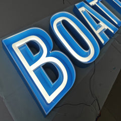 Faux Acrylic Neon Sign – Custom LED Glow, Energy-Efficient, Wall Mounted or Free Standing, Indoor & Outdoor Branding Decor