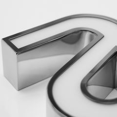 Outdoor Waterproof LED Shop Sign | Custom Frontlit Aluminum Channel Letters with Trim Cap, 3D Business Logo Sign