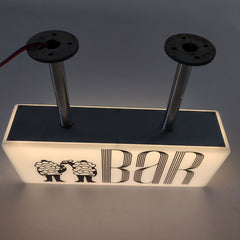 Led Light Box Signboard, Shop Front Signage, Rectangle Street Led Lighted Sign, Business Display Acrylic Light Box, Outdoor Wall Hanging Light Box