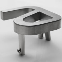 Custom Free-Standing Metal Backlit Letters Sign – LED Illuminated Branding for Offices, Lobbies, Retail Shops, Events, Exhibitions, Business Signage