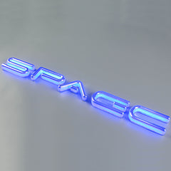 Custom Full-Lit Plated Acrylic Letters – 3D Illuminated Sign Letters with Mirror Chrome Finish for Luxury Branding