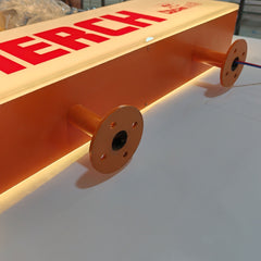 Acrylic 3D Light Sign, Custom Logo LED Display, Illuminated Business Light Box, Outdoor Advertising Display Sign, Full Illuminated Lighted Box