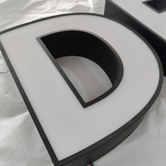 Custom Frontlit Sign, 3D Wall sign, Led Illuminated Sign, Store Front Sign, Outdoor Logo Sign, Custom Led Letters Sign