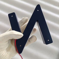 3D LED Front Lit Sign, Rimless LED Channel Letters, Face Lit Business Signage, Custom Front Illuminated Store Front Sign, Waterproof Outdoor Signage