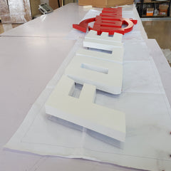 Custom Backlit Channel Letters – 3D Stainless Steel LED Wall Sign, Stand-Off Installation, Storefront, Office, Business Branding