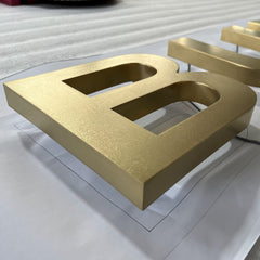 custom led backlit letters stainless steel letter sign 3d led sign aluminum sign for shop