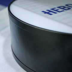 Metal Store Signs Custom Outdoor Shopfront Wall Hanging Business Lightbox Signboard LED Round Blade Sign