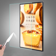 Wall Mounted LED Light Box – Space-Saving Design, Front-Lit Acrylic, Custom Sizes, Vibrant Display for Bars, Shops, Cafés