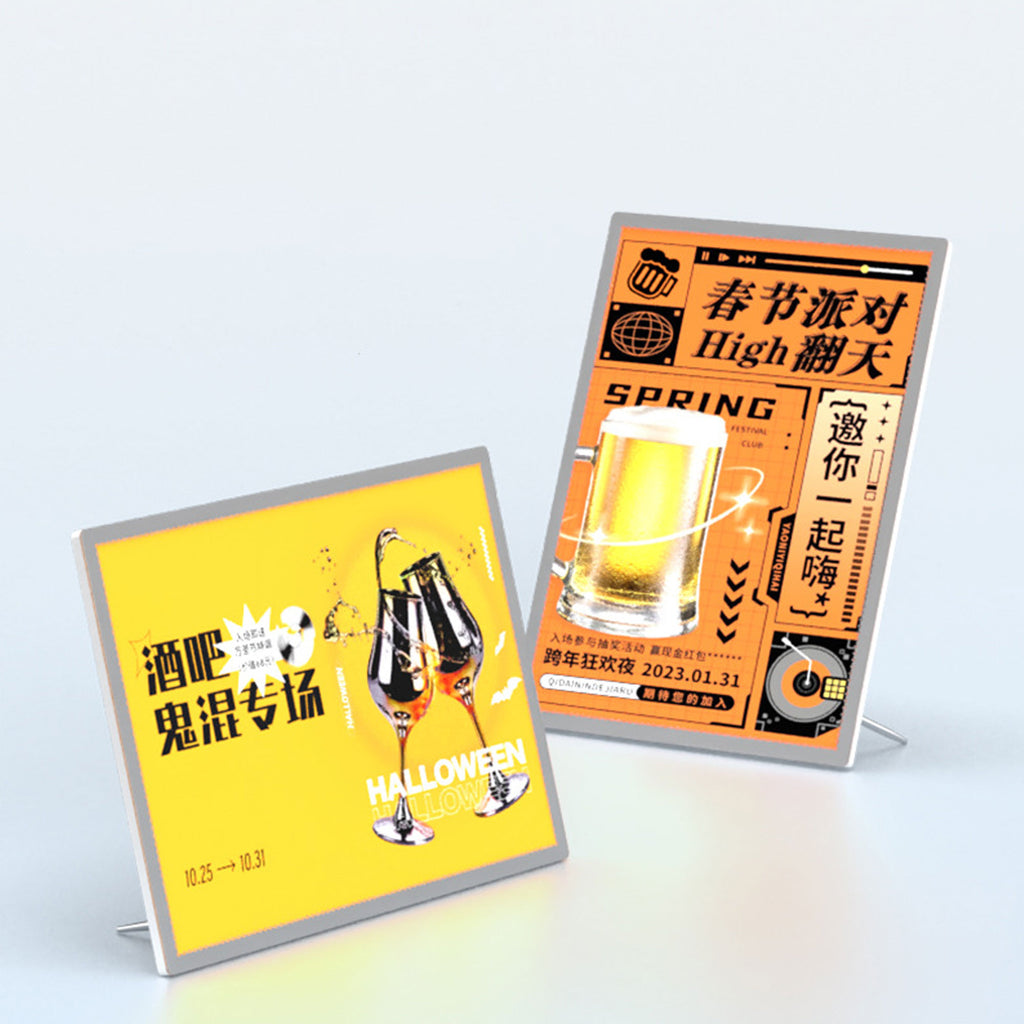 Ultra-Thin Desktop LED Lightbox | Portable Snap Frame | A4 Snap Frame Poster Display for Bars, Cafés & Retail
