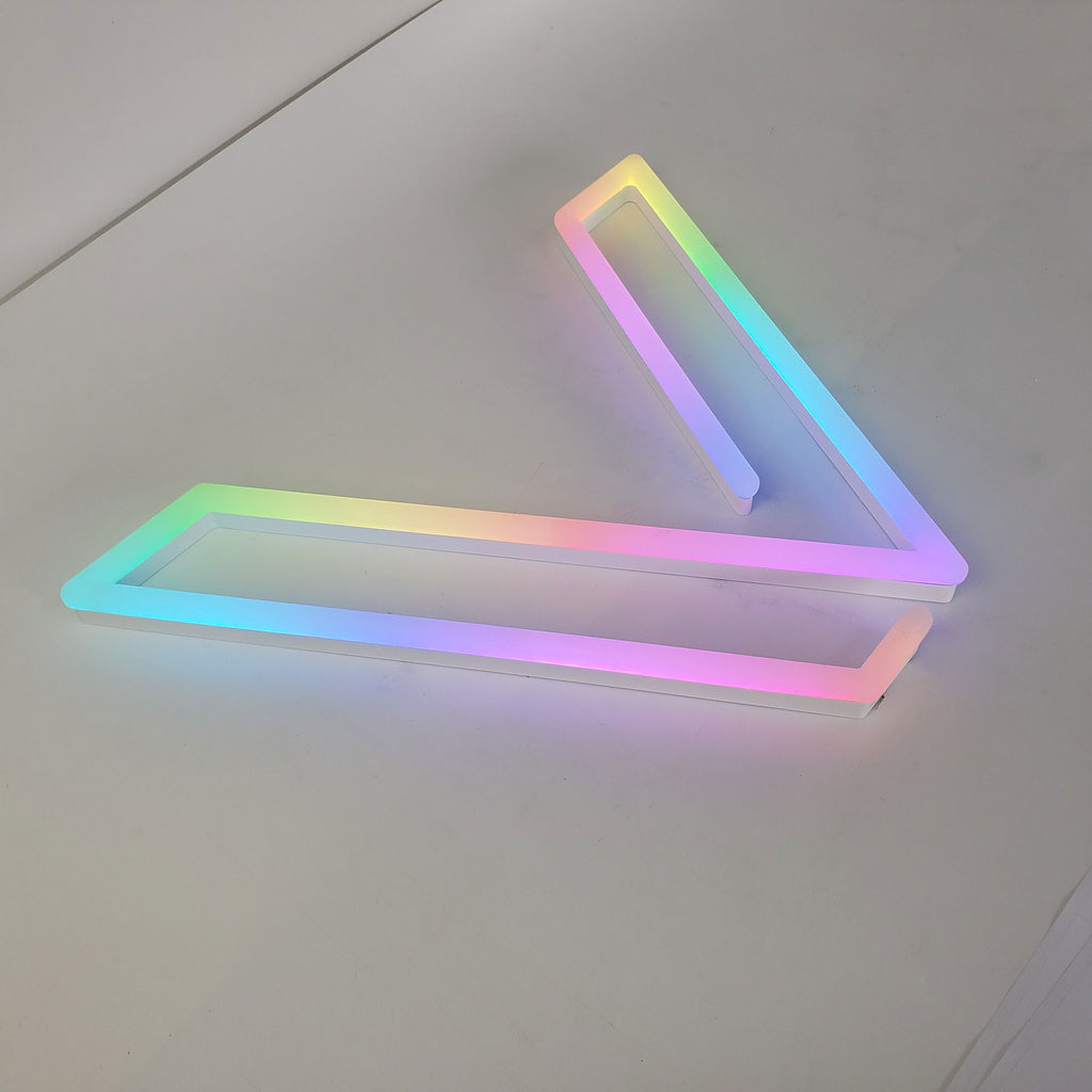 Business faux acrylic neon sign letters waterproof RGB LED letters sign decor for shop bar store