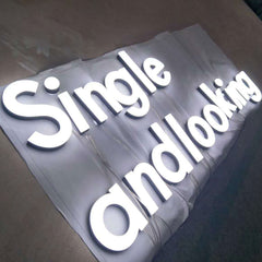 Custom LED Faux Neon Letters – Acrylic Neon Signs for Company Logo, Business Lobby, Office, Shopfront, Event Branding
