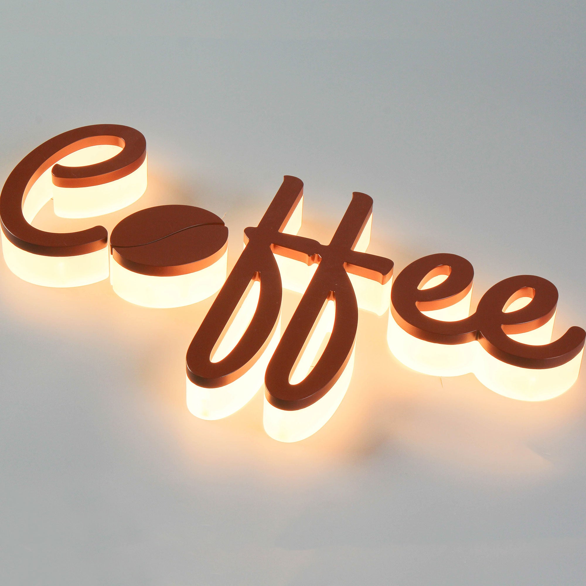 Custom Acrylic LED Backlit Letters – Modern, Energy-Efficient, Indoor/Outdoor, Vibrant Branding for Shops, Offices, Restaurants, Bars, Retail Spaces
