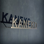 Gold finish durable stud mounted signs company name stainless steel solid cut letters sign