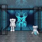 Glass Custom Led Infinity Mirror, lndoor 3D Sign, Custom Mirror Decor, Personalized Infinite Mirror Wall Décor Business Mirror Decor