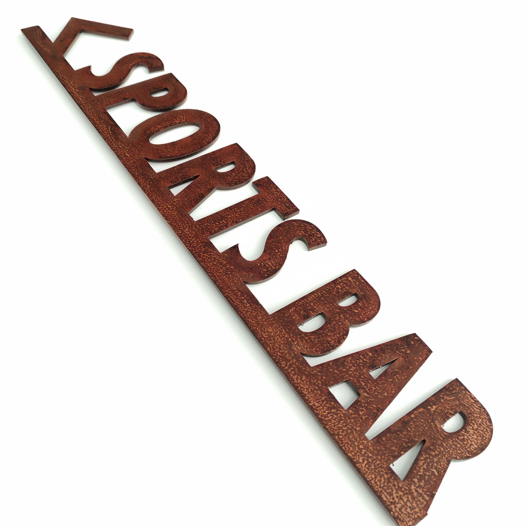 Laser Cut Metal Sign, 3D Business Logo Sign, Outdoor Metal Letters, Company Indoor Sign, Rust Metal Letters, Business Name Sign, Custom Metal Words, Metal Wall Art Secondary image