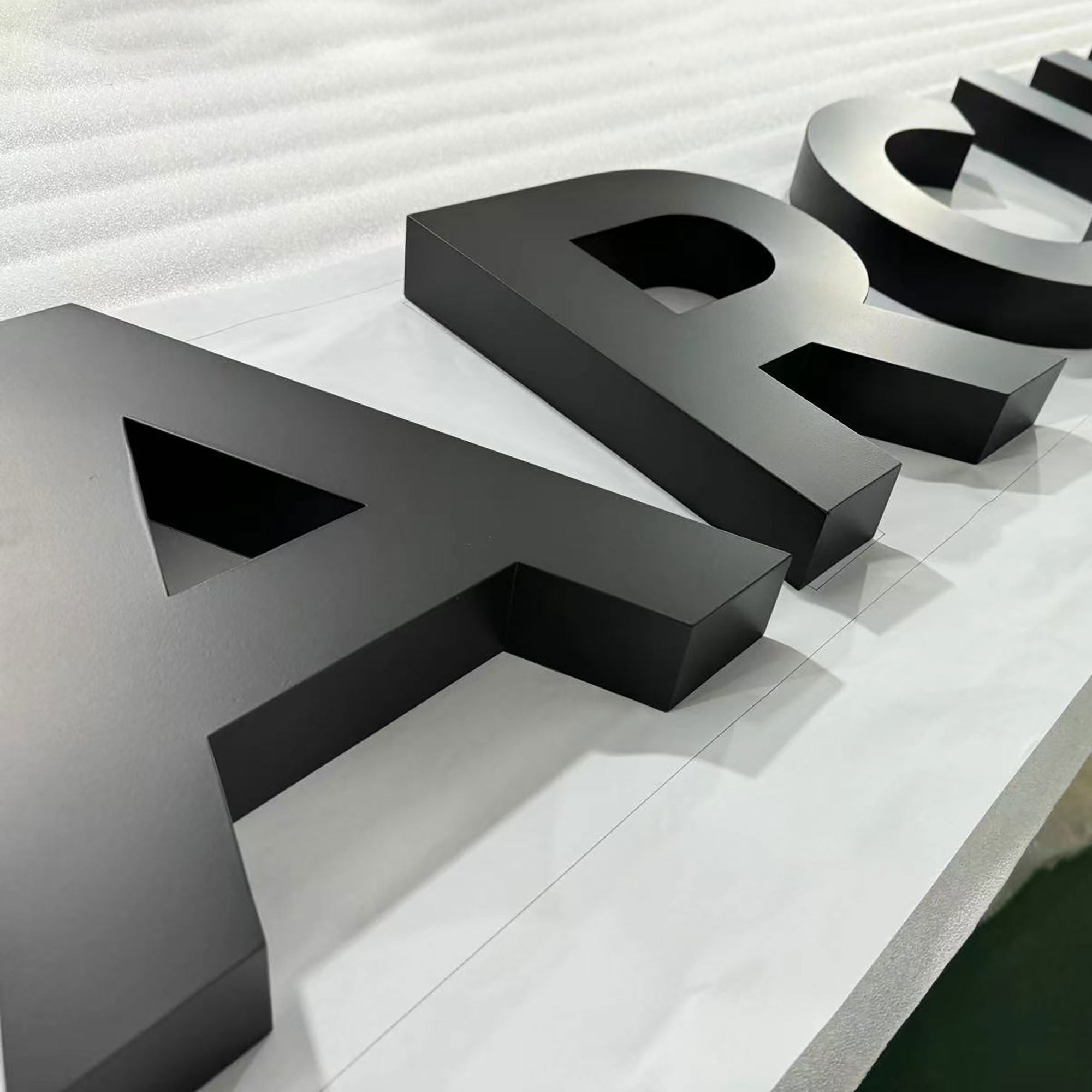Weatherproof Aluminum Channel Letters Sign Powder Coated Shop Signboard Exterior Business Signage