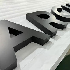 Weatherproof Aluminum Channel Letters Sign Powder Coated Shop Signboard Exterior Business Signage