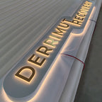 Reception Wall Lightbox,Brand Logo Display, Office Name Signs, Advertising Custom Light Box, Studio LED Sign, Company Lobby Lighted Signages