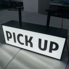 Custom LED Light Box Sign, Interior Advertising Sign, Shop Front Business Sign, Cafe Shop Hanging Lightbox