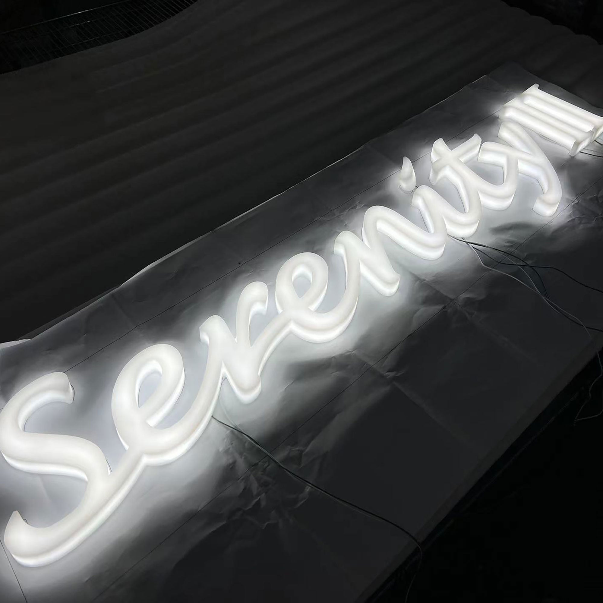 Custom Name Sign Personalized Illuminated Acrylic Sign for Company Wall Decor Led Full Lit Letters Office Name Sign