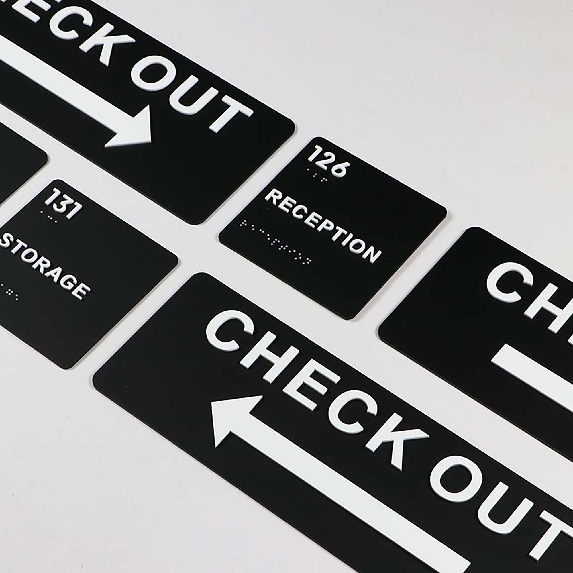 Custom Braille Signs | ADA Compliant Tactile Signage for Office, Hotel & Public Spaces