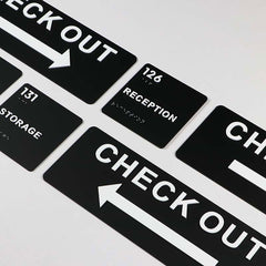 Custom Braille Signs | ADA Compliant Tactile Signage for Office, Hotel & Public Spaces