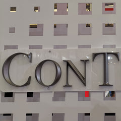 Custom Stainless Steel Etched Plates | Durable Engraved Metal Signs for Office, Hotel & Industrial Use