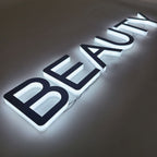 Custom Side-Lit Acrylic Letters | 3D Trimless LED Acrylic Sign | Indoor Backlit Logo Signage for Wall Branding