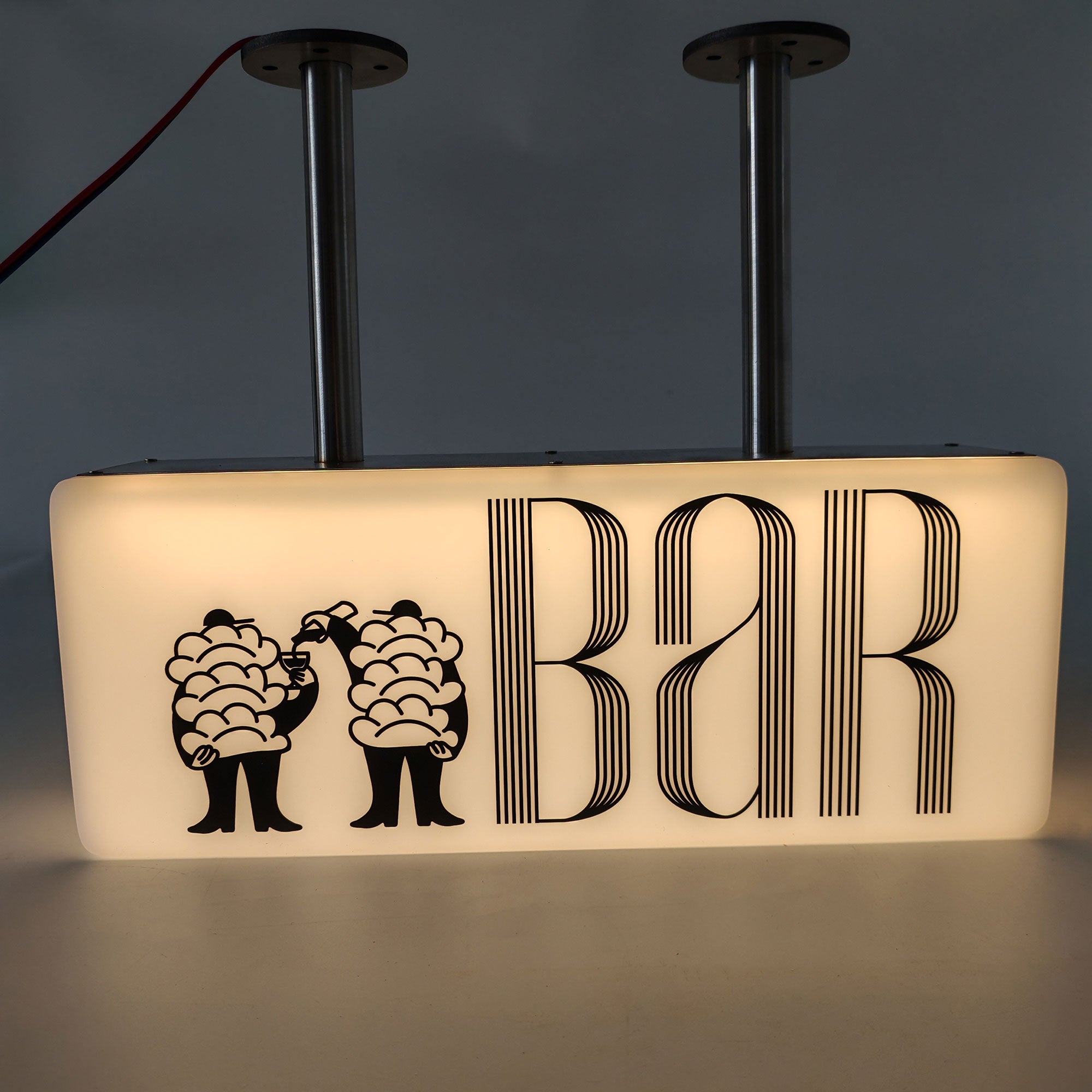 Led Light Box Signboard, Shop Front Signage, Rectangle Street Led Lighted Sign, Business Display Acrylic Light Box, Outdoor Wall Hanging Light Box