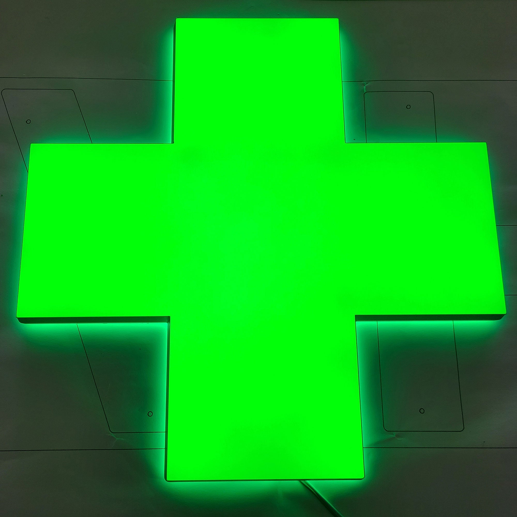 Medical Pharmacy LED Sign, Acrylic Logo Sign, Illuminated Logo Sign, Custom store Sign light box, Personalized Signage, Led Business Sign, Hospital Sign