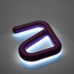 LED 3d logo custom signage luminous acrylic faux neon letters wall led business neon signs