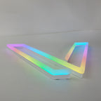 Business faux acrylic neon sign letters waterproof RGB LED letters sign decor for shop bar store