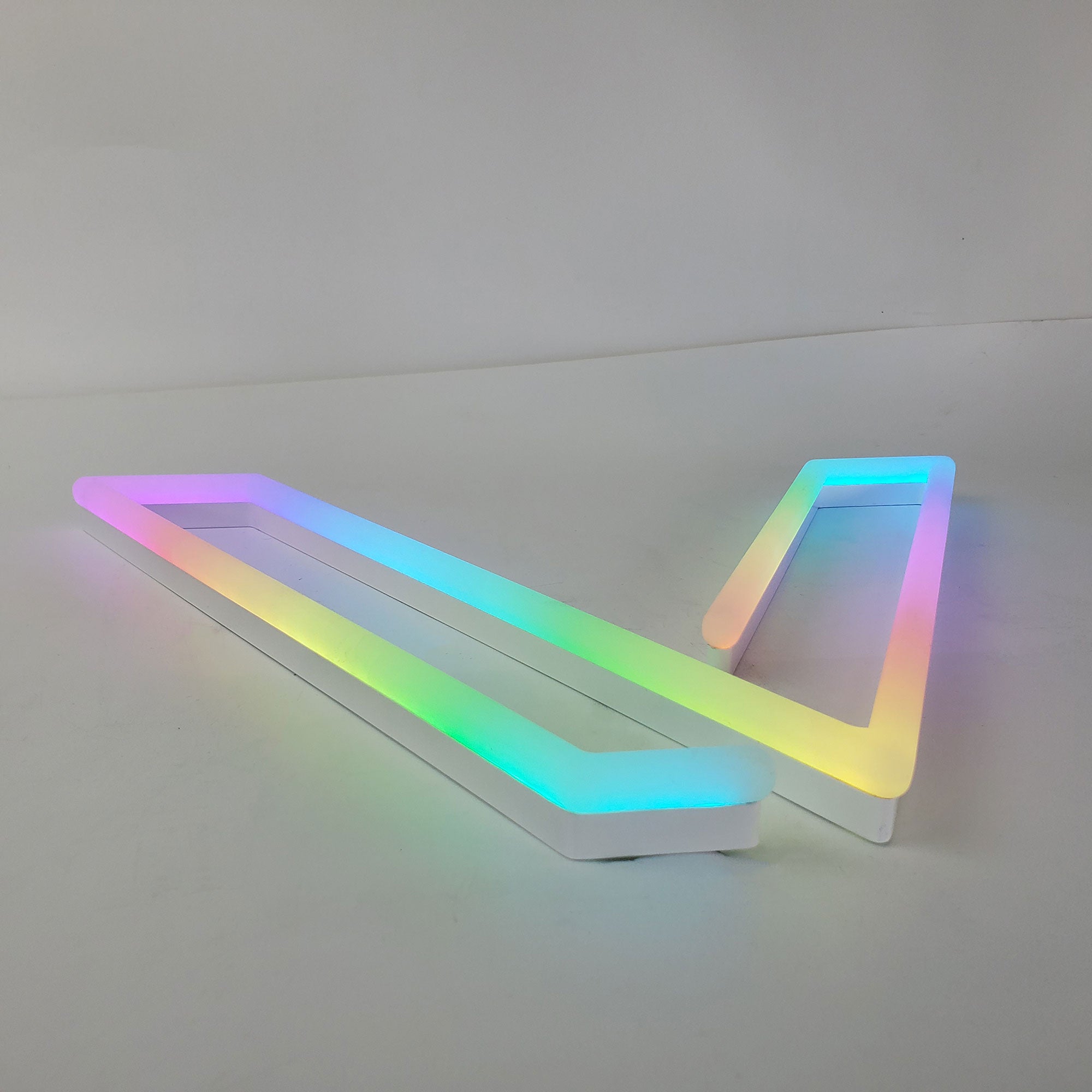 Business faux acrylic neon sign letters waterproof RGB LED letters sign decor for shop bar store