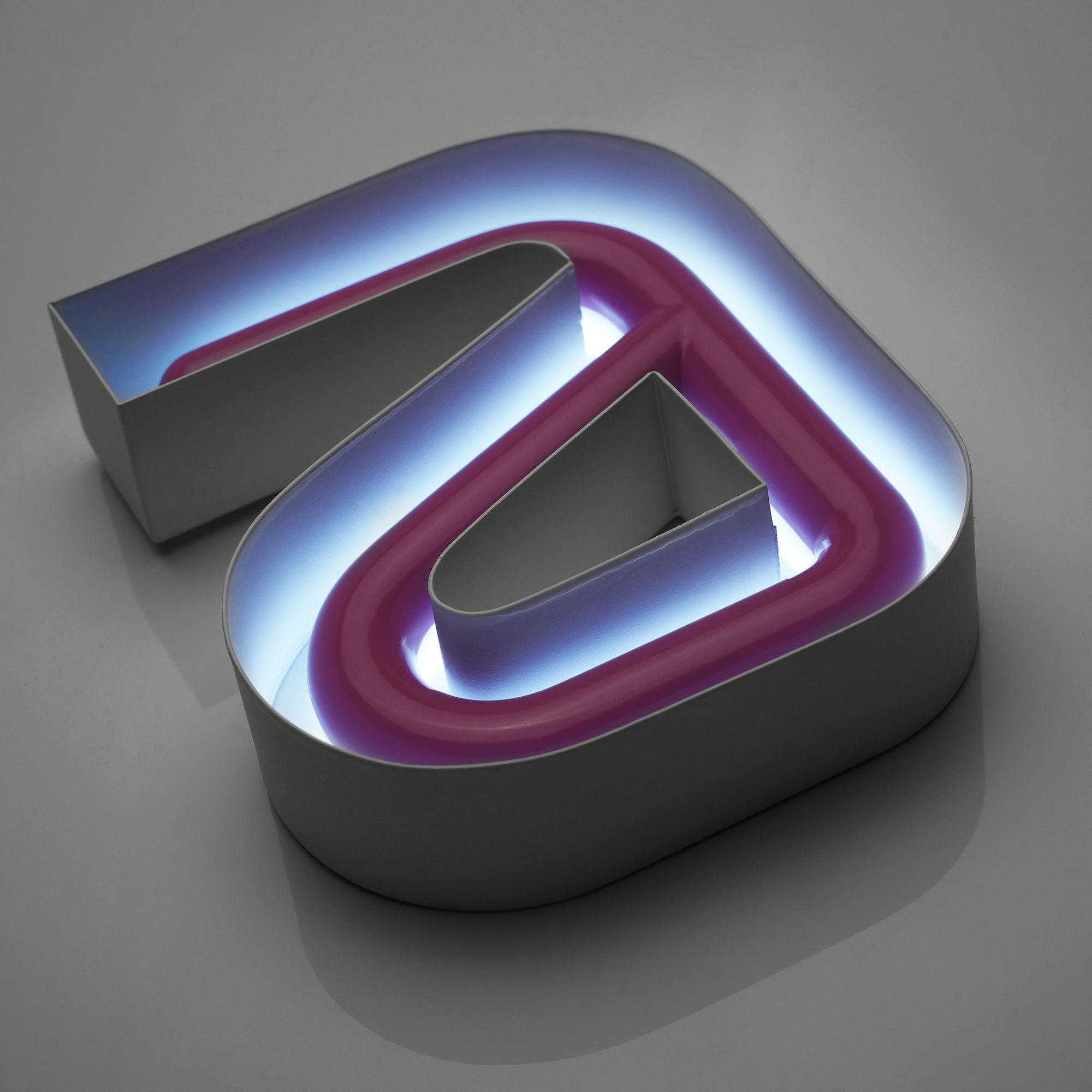 Waterproof Custom Shop Sign Company Logo LED Acrylic Neon Letters Illuminated Faux Neon Sign Main image