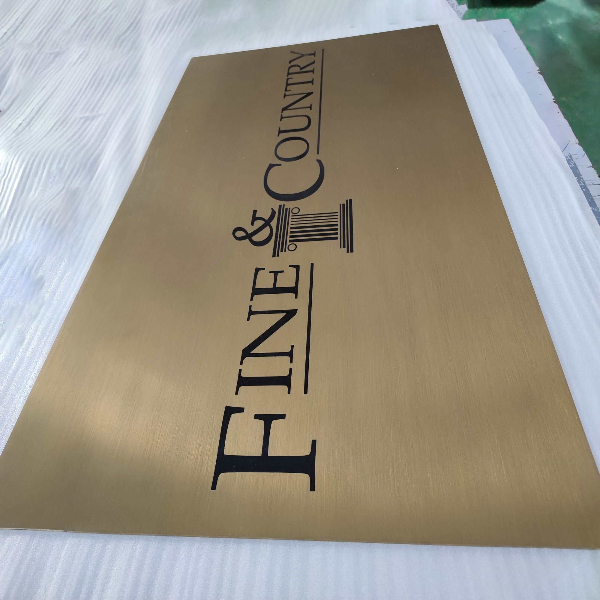 Stainless Steel Etched Signs | Custom Engraved Metal Plates for Business, Office & Outdoor Use