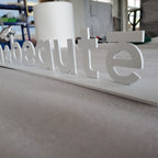 Desk Top Sign Free Standing Table Sign Metal Solid Cut Advertising Letter Signs for Indoor