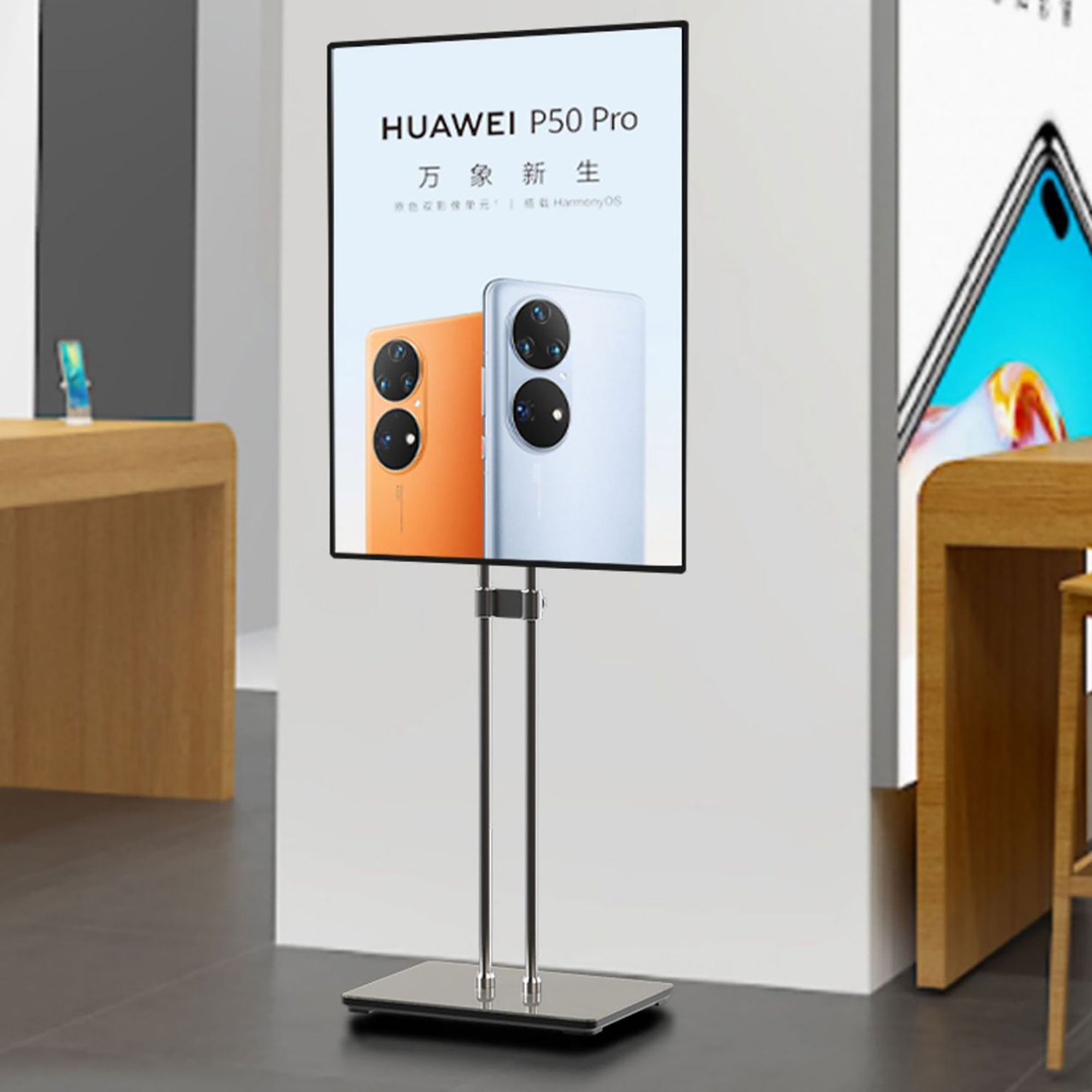 Portable Ultra-Thin LED Lightbox – Free Standing Tempered Glass Display Board for Menus, Promotions, Shops & Restaurants