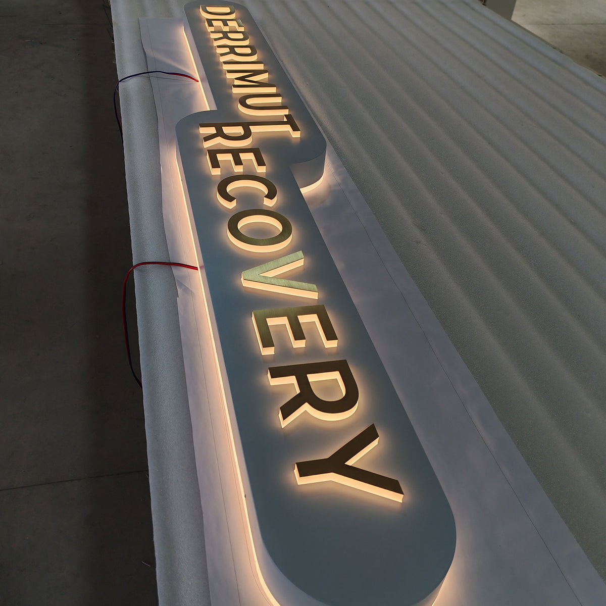Reception Wall Lightbox,Brand Logo Display, Office Name Signs, Advertising Custom Light Box, Studio LED Sign, Company Lobby Lighted Signages