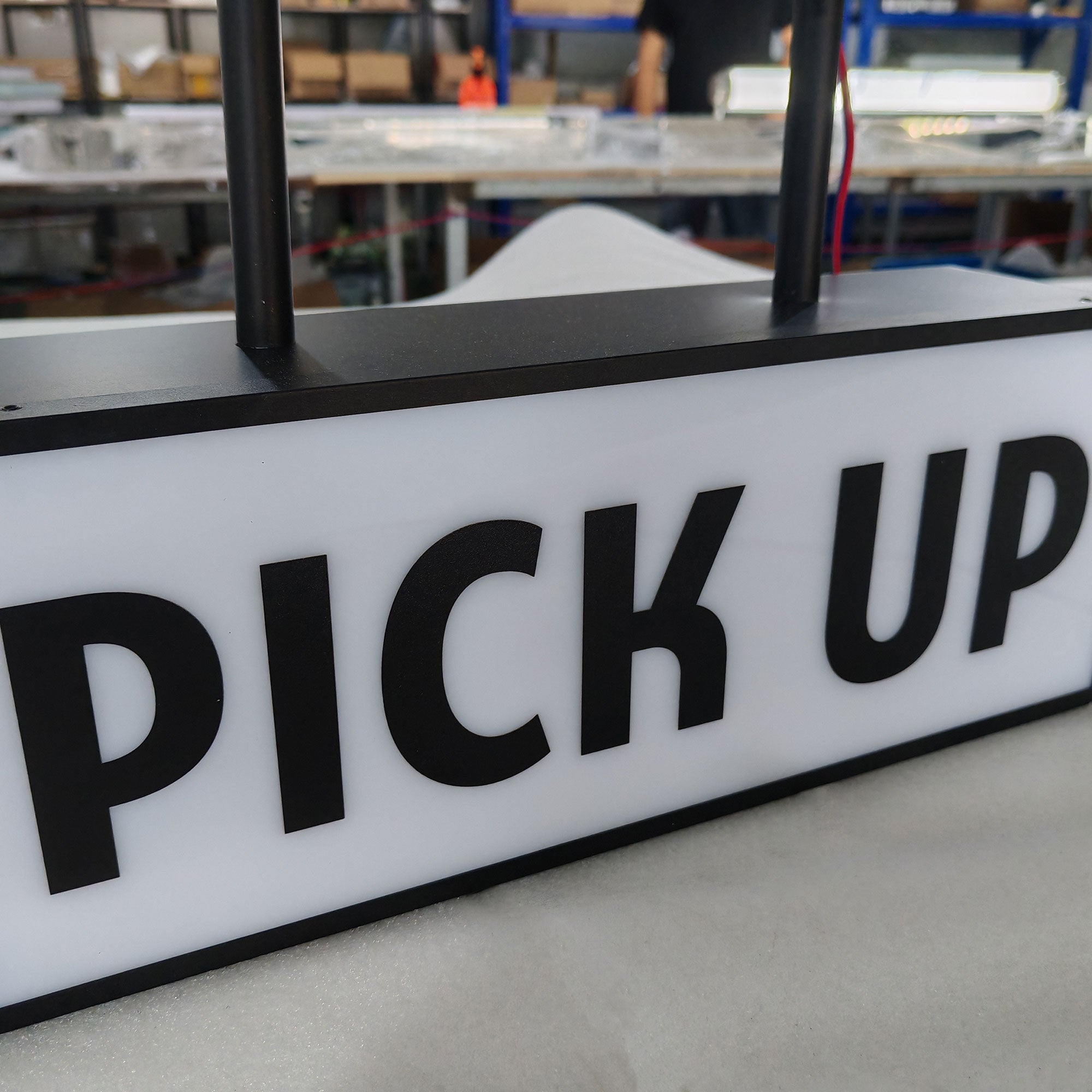 Custom LED Light Box Sign, Interior Advertising Sign, Shop Front Business Sign, Cafe Shop Hanging Lightbox