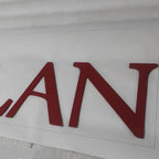 Office Interior Sign Powder Coated Metal Letters Signage Wall Stud Mounted Solid Cut Stainless Steel Letters Signs