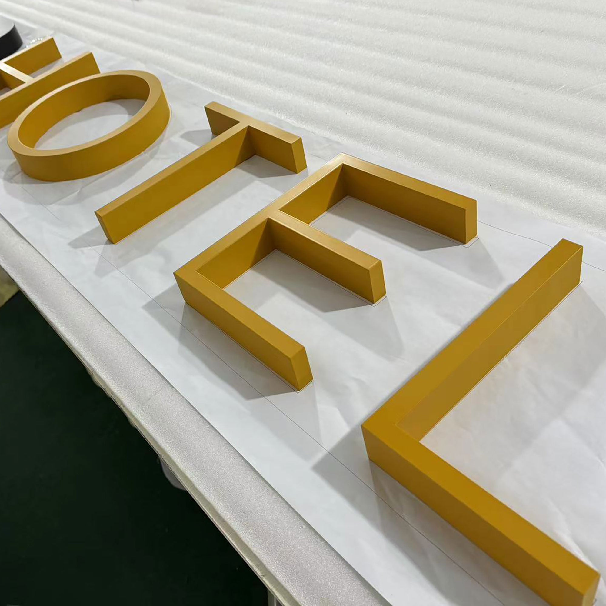 Weatherproof Aluminum Channel Letters Sign Powder Coated Shop Signboard Exterior Business Signage