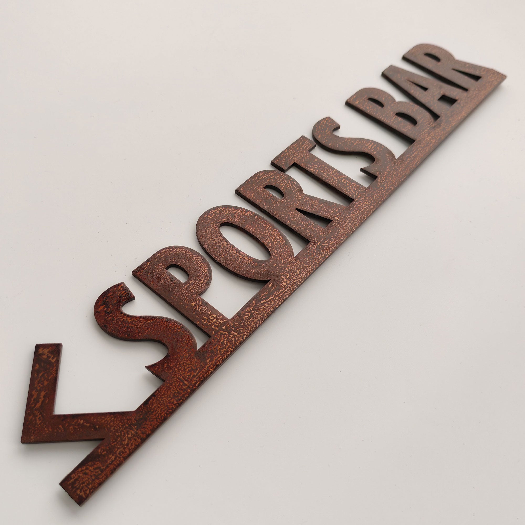 Laser Cut Metal Sign, 3D Business Logo Sign, Outdoor Metal Letters, Company Indoor Sign, Rust Metal Letters, Business Name Sign, Custom Metal Words, Metal Wall Art