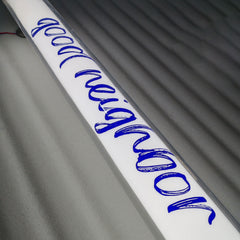 Custom Round Tube Lightbox Waterproof Outdoor Acrylic Lightbox Sign Shop front Led Full-Lit Restaurant Sign